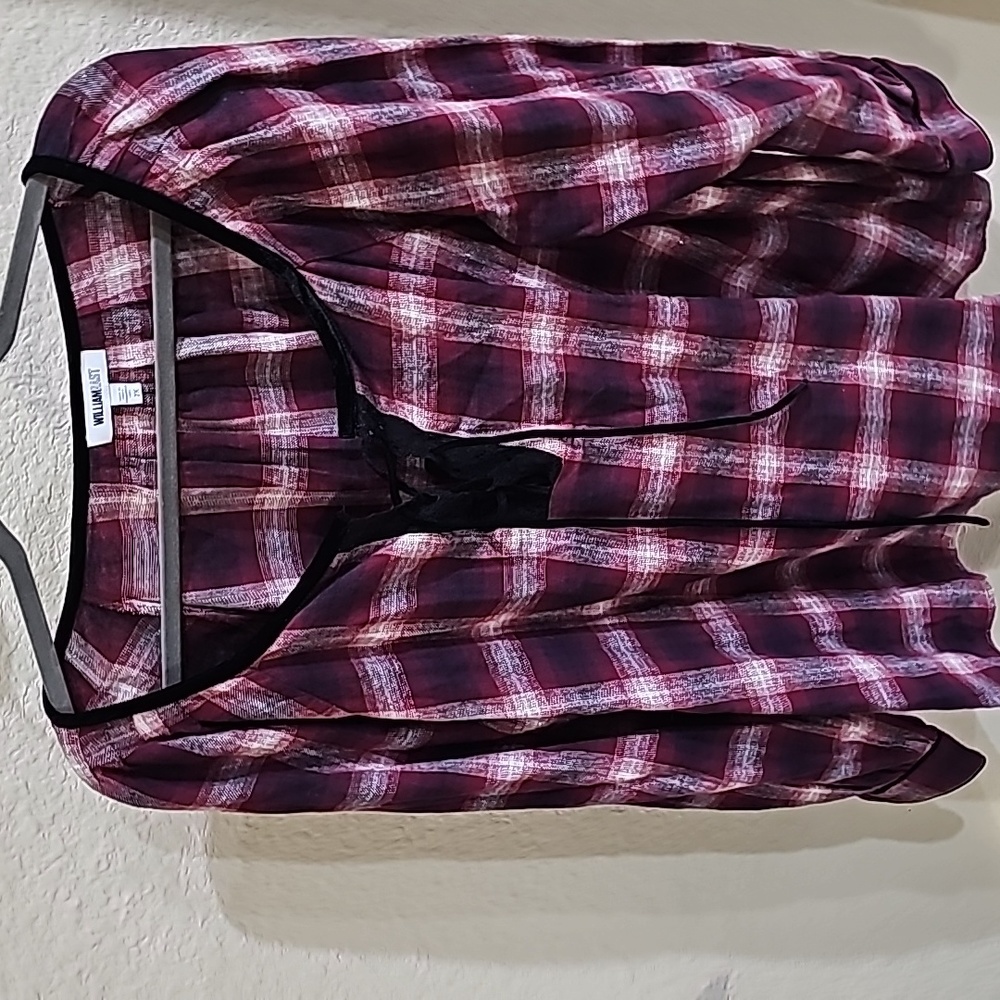 William Rast plaid shirt 2X